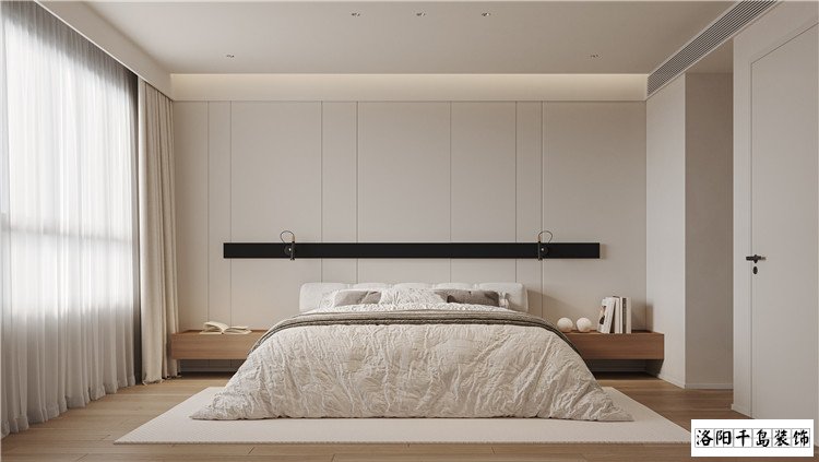 洛陽現代風臥室裝修實景案例